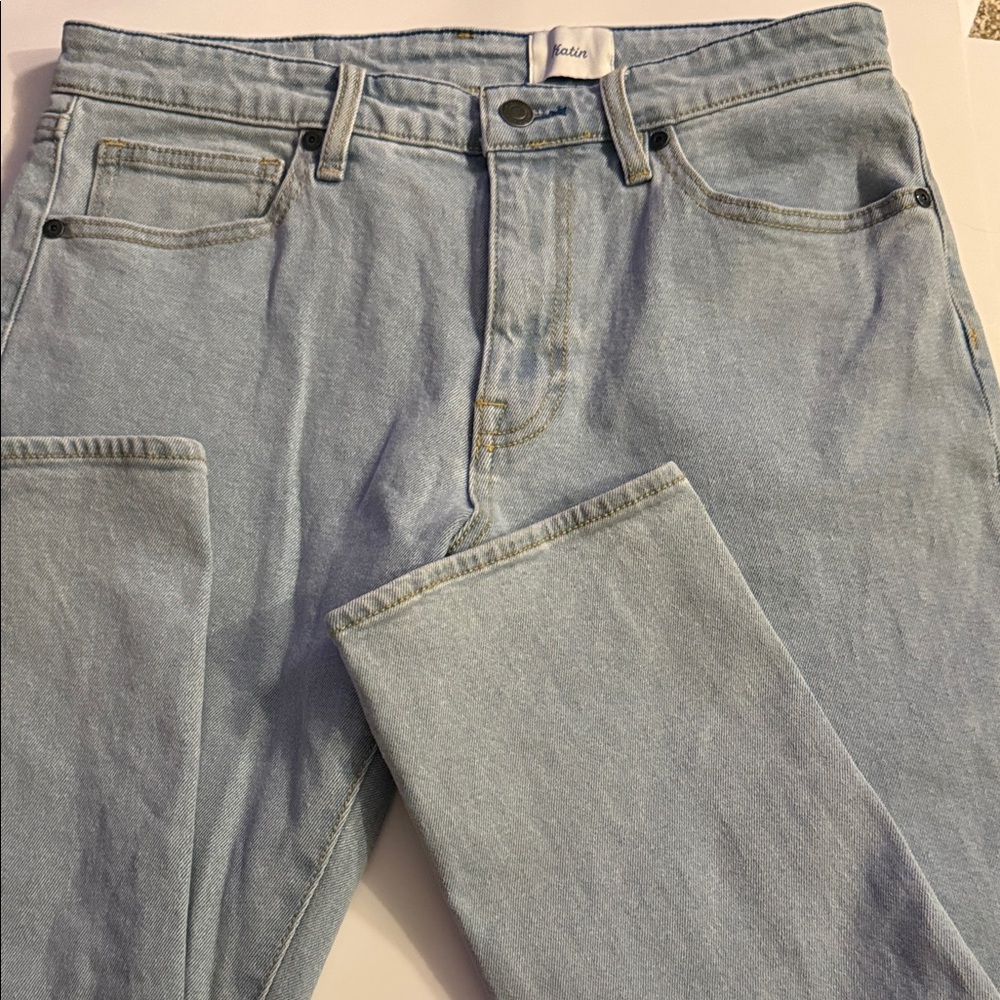 Katin Pale Blue Slim Straight Jeans